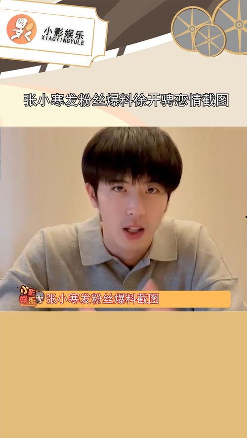 娱乐大爆料徐开骋是谁,揭秘徐开骋的星光之路