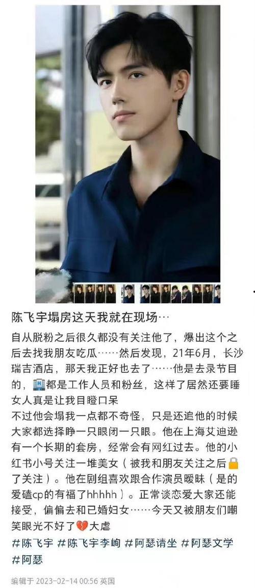 陈飞宇爆料升级视频大全,揭秘明星幕后成长瞬间